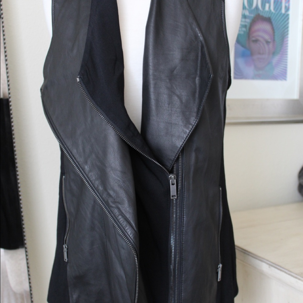 DKNY leather vest - the best NYC find